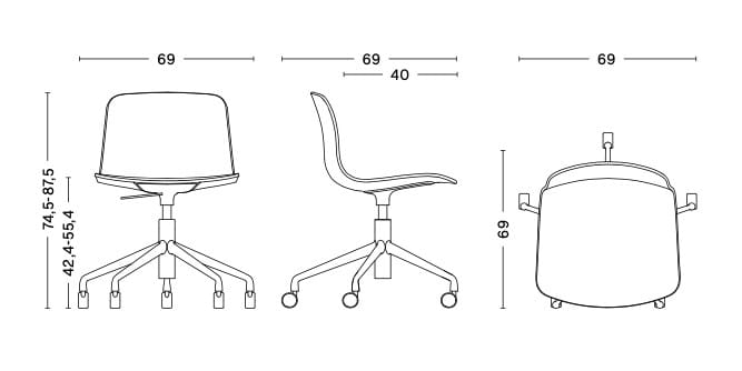 Рециркулированный пластиковый стул Hay About a Chair ARCH-00082717 - Вид №4