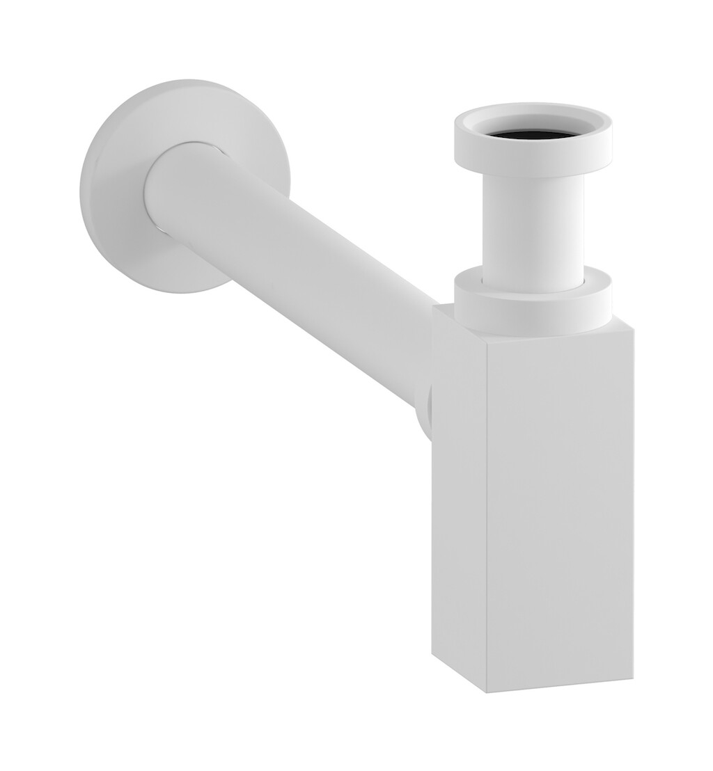 Сифон квадратный WE ARE IB sh082np Matt White RICAMBI