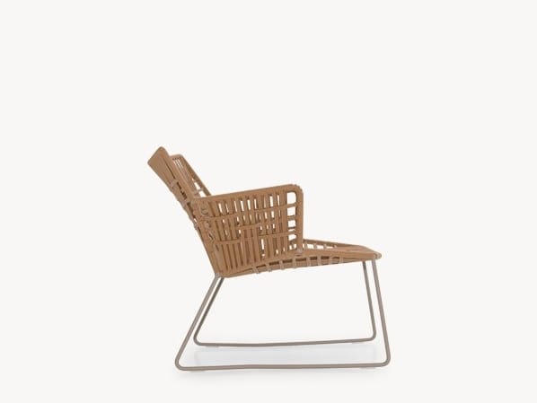 Кресло с подлокотниками из плетеной инженерно-полимерной проволоки MOROSO Tropicalia ARCH-00022750 - Вид №14