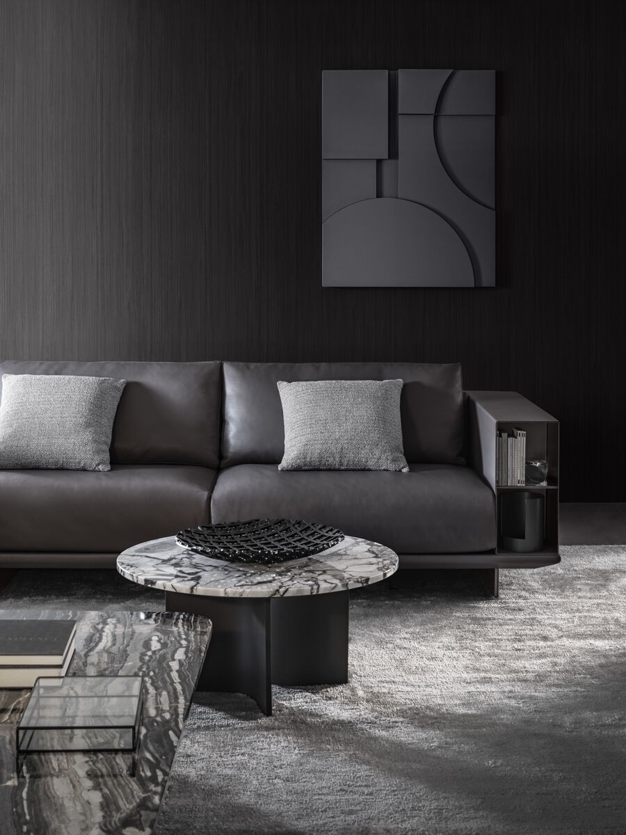 Модульный кожаный диван с отсеком для хранения i 4 Mariani ASSO ARCH-00004932 - Вид №2