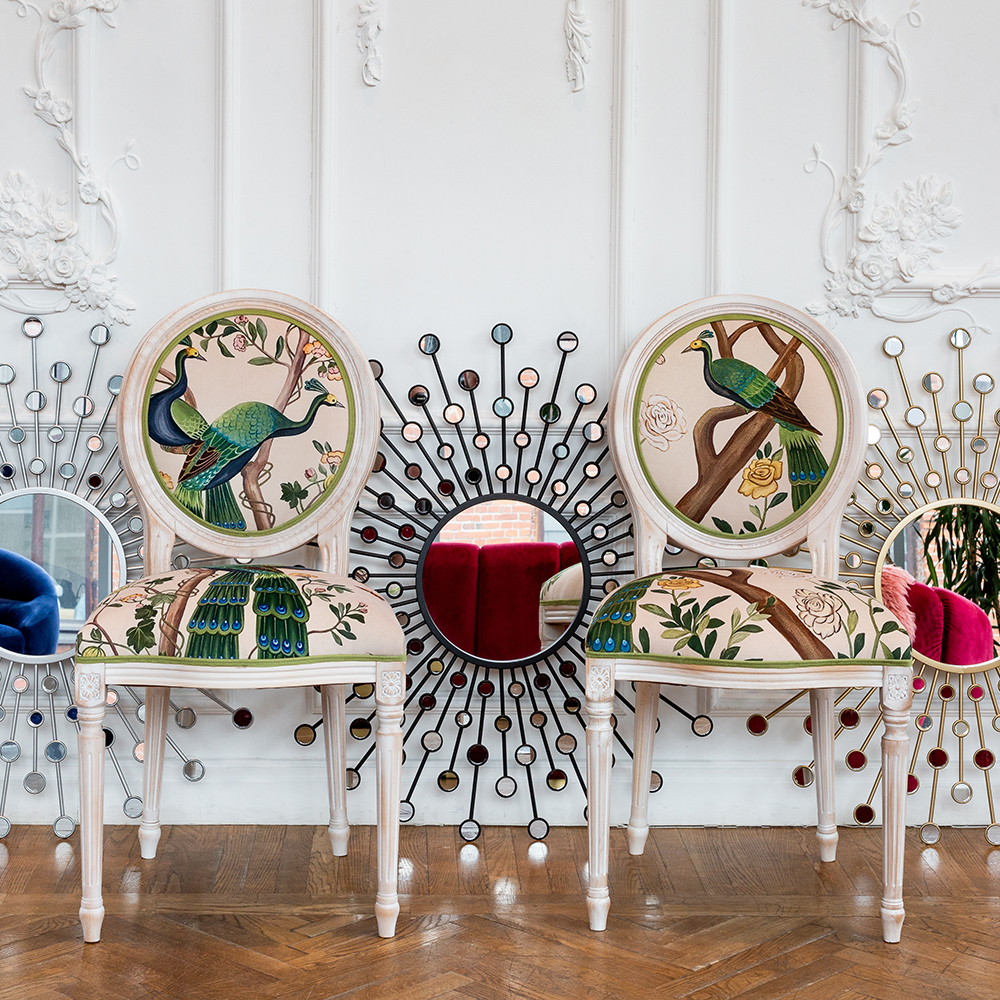 21060742 Стул «Индокитайский зелёный павлин» (версия 2) Object Desire  - Вид №3