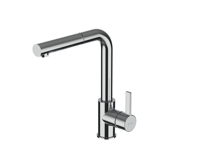 Однорычажный смеситель для кухни с выдвижным ручным душем GUGLIELMI RUBINETTERIE Rialto ARCH-00071760