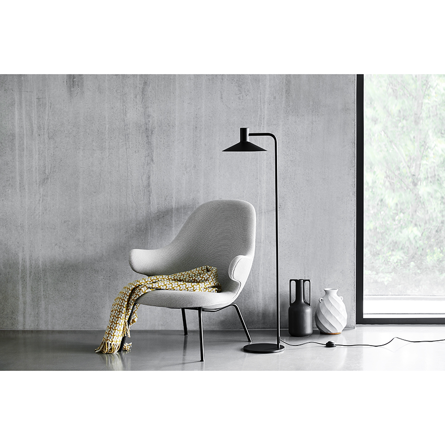 69016406 Лампа напольная minneapolis, 134хD27,5 см, белая матовая Frandsen  - Вид №2