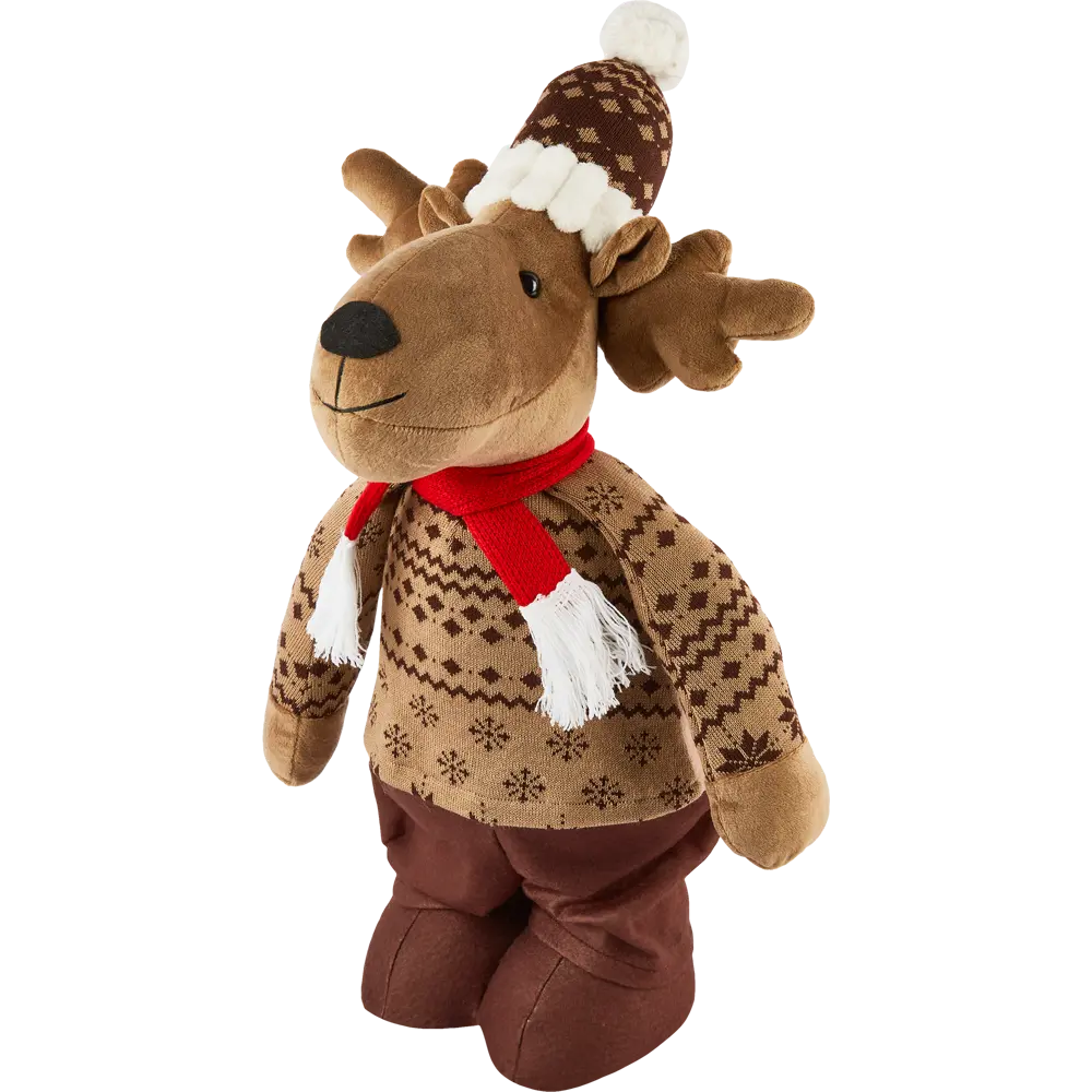 Фигура декоративная Naterial Лось h80 см бежевый STLM-2016880