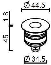 Brillamenti Светодиодный лестничный светильник для улицы Regolo / loto sun-id-1409042 - Вид №3