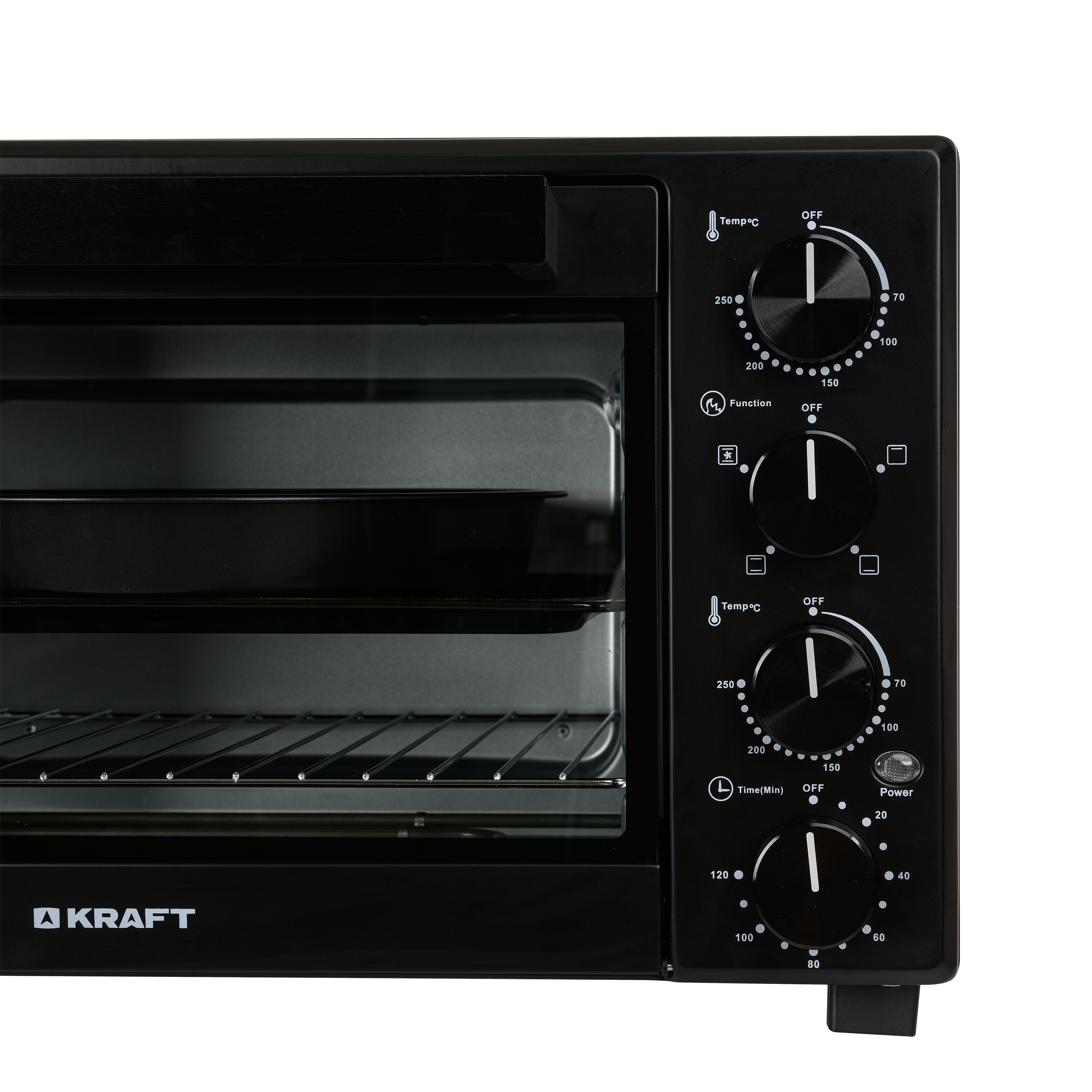 9080972 Мини-печь Kraft KFC-MO 382 HKBL черный STDN-0041229 - Вид №4