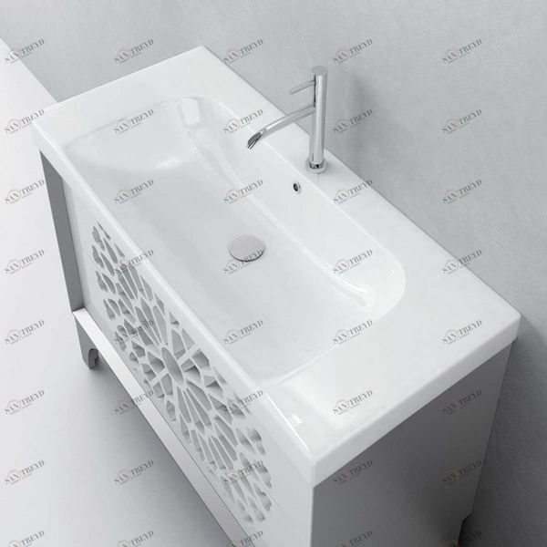 Avila Dos Раковина керамическая белая STILO 100 BASINS AND WORKTOPS 0120537