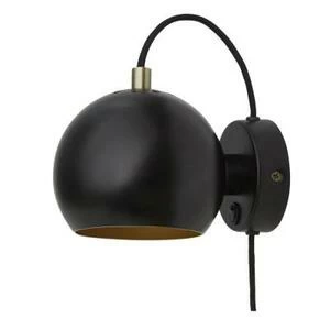 Лампа настенная Ball Anniversary, черная