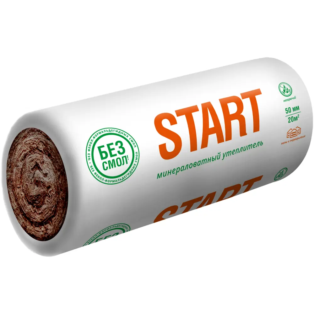 Утеплитель Start Полы и Перекрытия-рулон 50 мм 20 м² STLM-2200388
