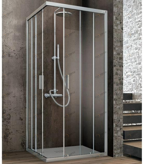 Gruppo Geromin Душевая кабина с двумя раздвижными сторонами Flow sun-id-1482056