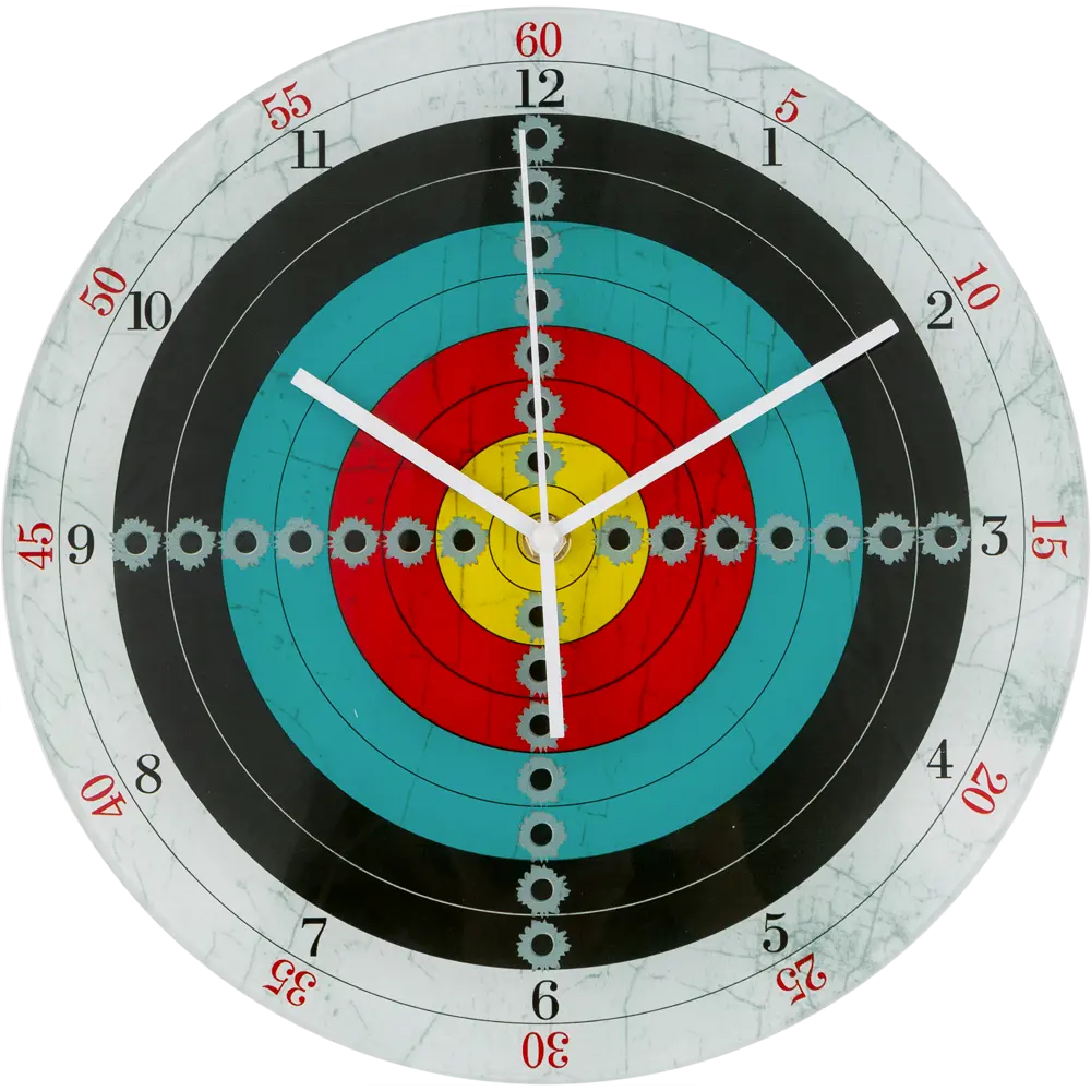 Часы настенные «Мишень» D30 см пластик разноцветный Santreyd STLM-2206415