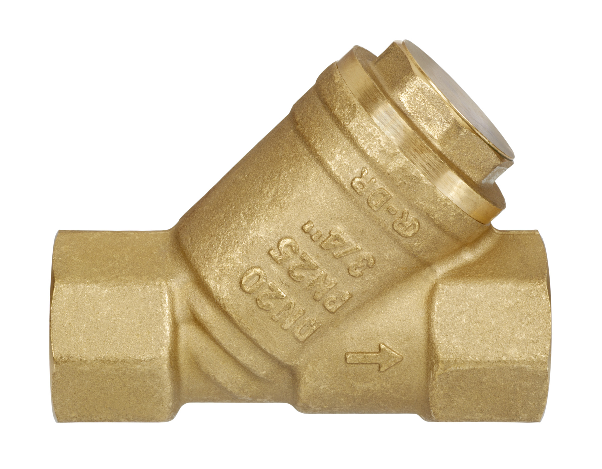 Danfoss Латунный сетчатый фильтр FVR FVR Фильтр сетчатый Ду20 Ру25 065B8236  - Вид №2