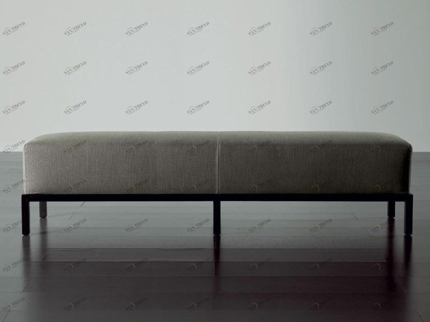 Meridiani Мягкая скамейка со съемным чехлом из ткани Berry sun-id-1431937