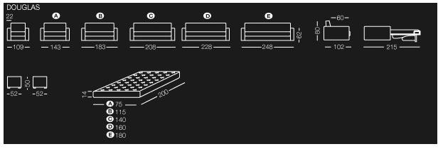 Milano Bedding Диван-кровать со съемным чехлом из ткани Douglas sun-id-1483131 - Вид №4