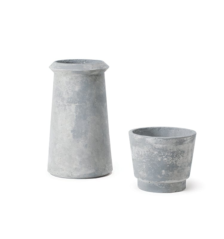 Круглый садовый горшок ручной работы из бетона Ethimo луковицы ARCH-00066072 - Вид №1