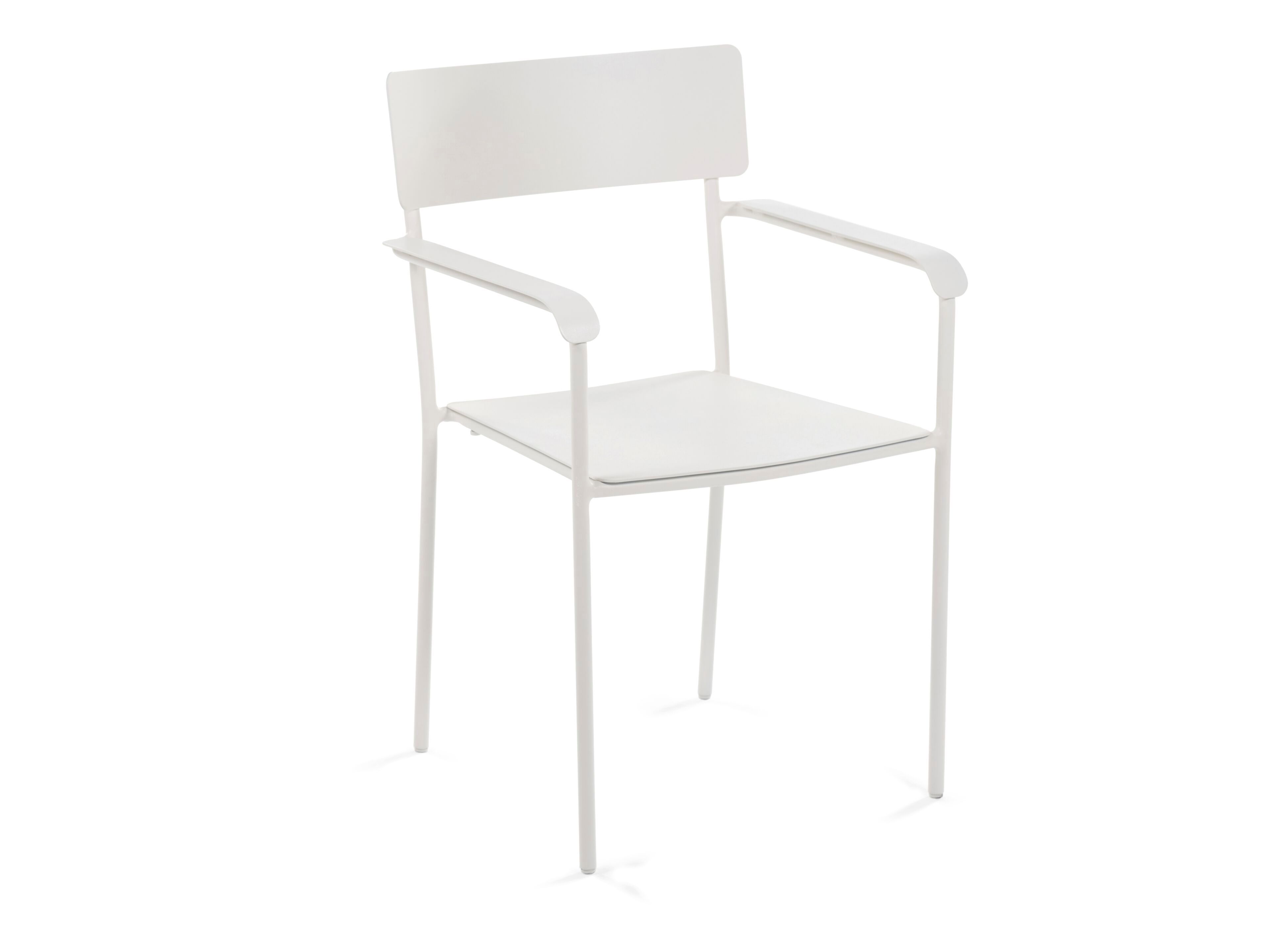 Алюминиевый стул с порошковым покрытием с подлокотниками Serax август ARCH-00023556 - Вид №6