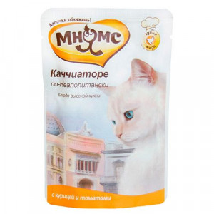 ПР0029234*12 Корм для кошек Каччиаторе по-Неаполитански курица с томатами конс. 85г (упаковка - 12 шт) МНЯМС