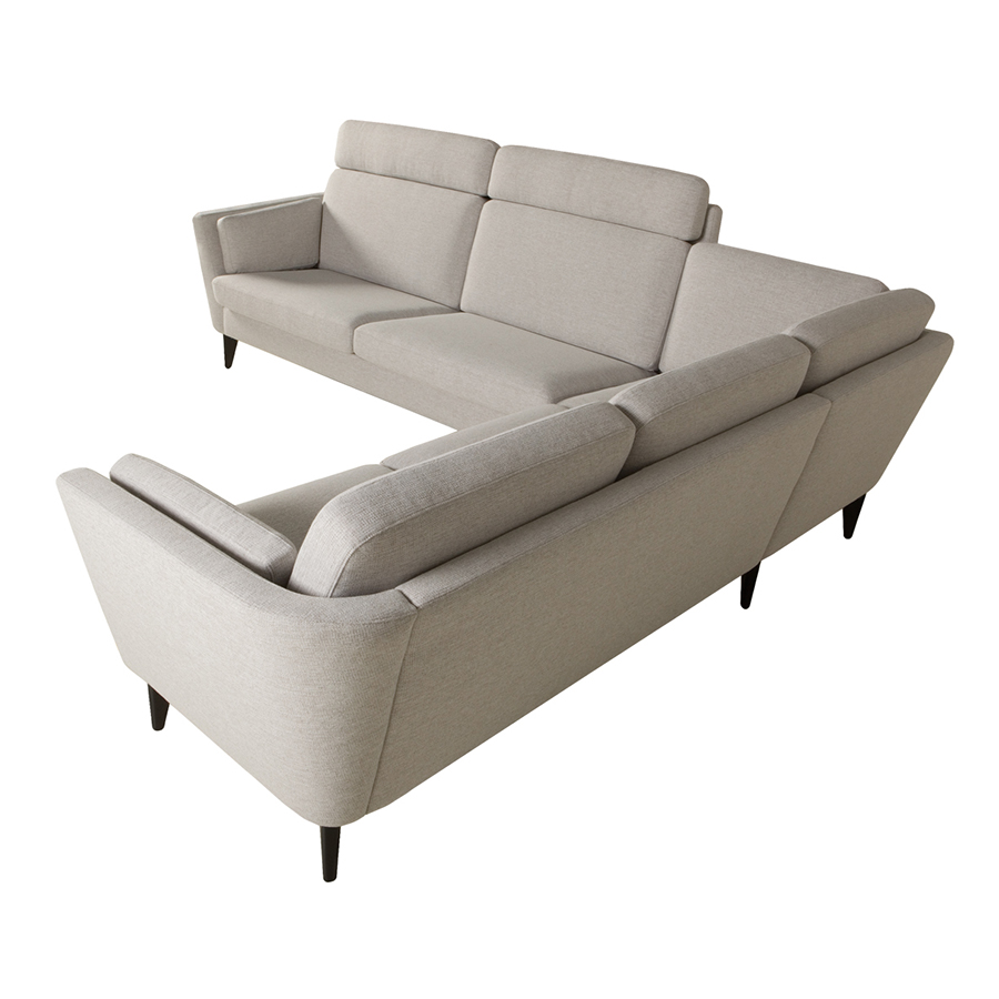 Диван угловой Mynta, правосторонний, серо-бежевый Sits S1448 - Вид №7