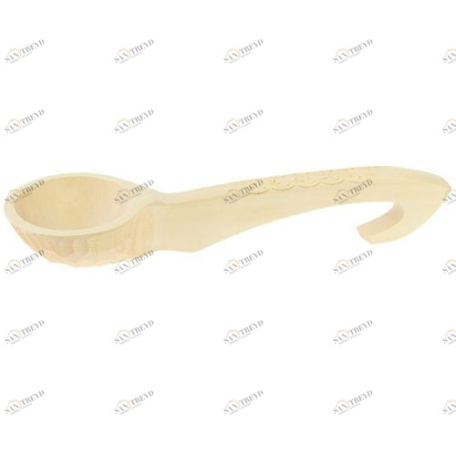 Ковш Тип-4 рифленый  с резной ручкой и крюком Santreyd 2901