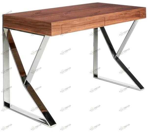 Angel Cerdá Письменный стол из нержавеющей стали и дерева с ящиками Nature life 3015 Angel Cerda