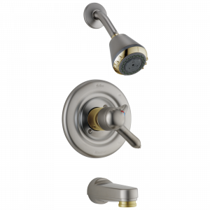 T17430-CB Ванна и облицовка для душа Monitor 17 Series Delta Faucet Classic Хром и полированная латунь