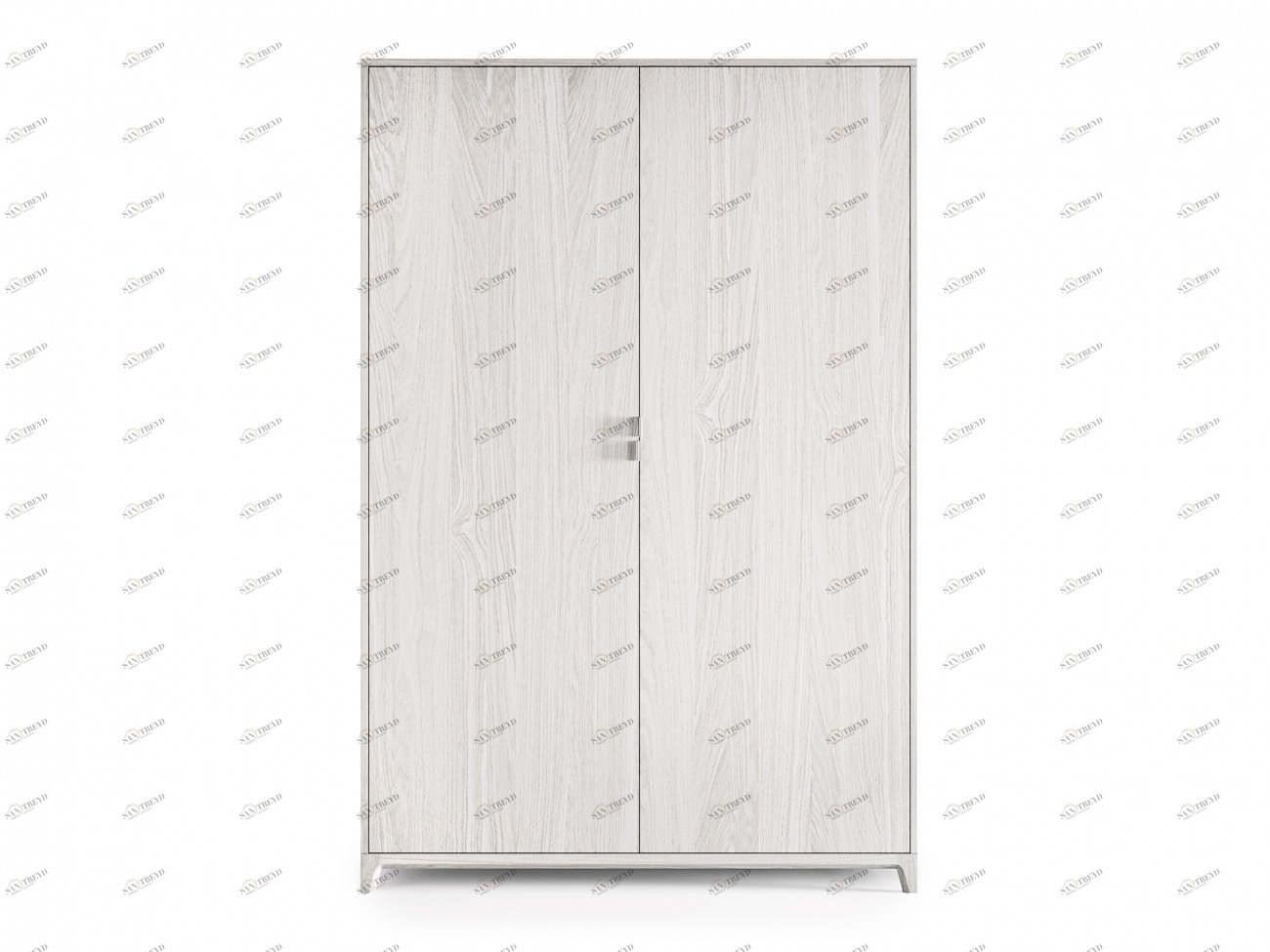 Шкаф распашной двухдверный беленый дуб Case THE IDEA  210358 Белый 