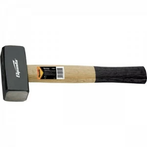 Кувалда 2000г кованая головка, деревянная двухцветная рукоятка SPARTA