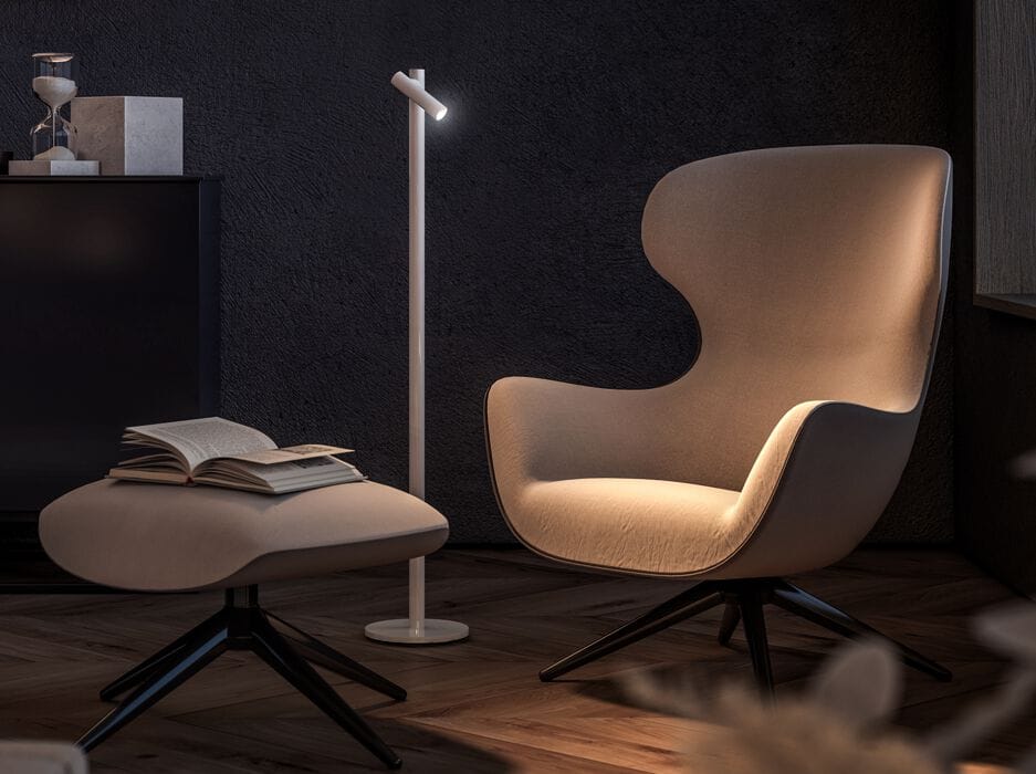 Литье под давлением алюминиевый регулируемый светодиодный светильник для чтения PAN TIGO ARCH-00015337