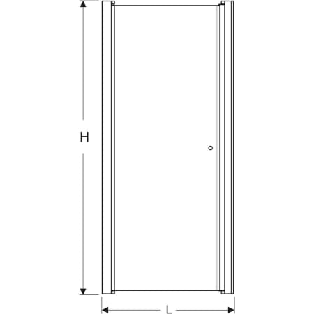 500.891.00.5 Распашная дверь IDO Showerama 10-0 Geberit  - Вид №3