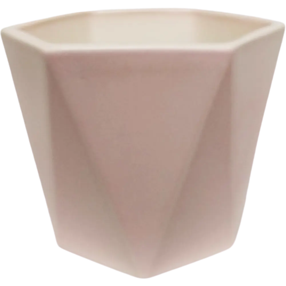 Кактусник 9x10x9 см v0.49 л керамика розовый Santreyd STLM-2155316