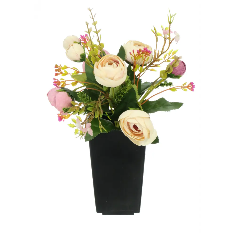 89356240 Искусственное растение в горшке камелия h30 см цвет розовый STLM-0949621 Santreyd  - Вид №1