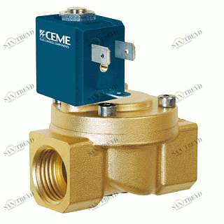 Клапан соленоидный CEME 86 нормально закрытый 2"1/2 220 В CEME8620NBR230