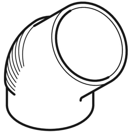 GEBERIT 307.450.14.1 Отвод Geberit Silent-db20  - Вид №1