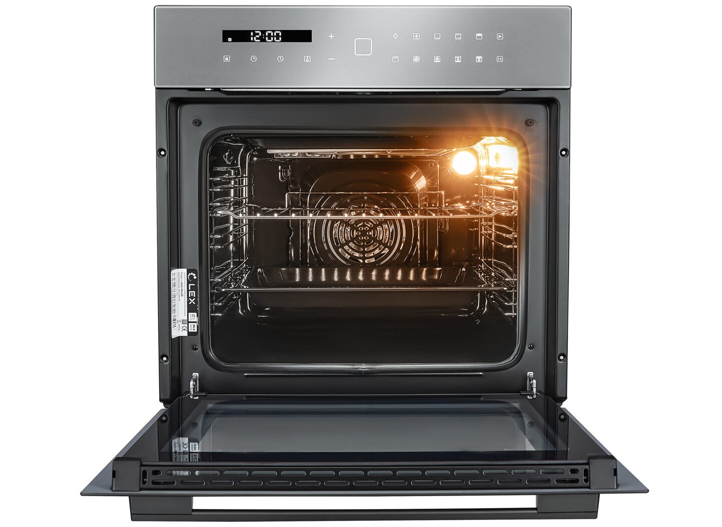 9163314 Электрический духовой шкаф LEX EDS 101 GR серый STDN-0132316 - Вид №1