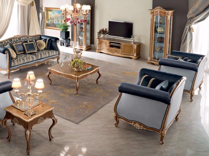 Modenese Gastone Кресло с обивкой из ткани с подлокотниками Bella vita sun-id-1357283 - Вид №3