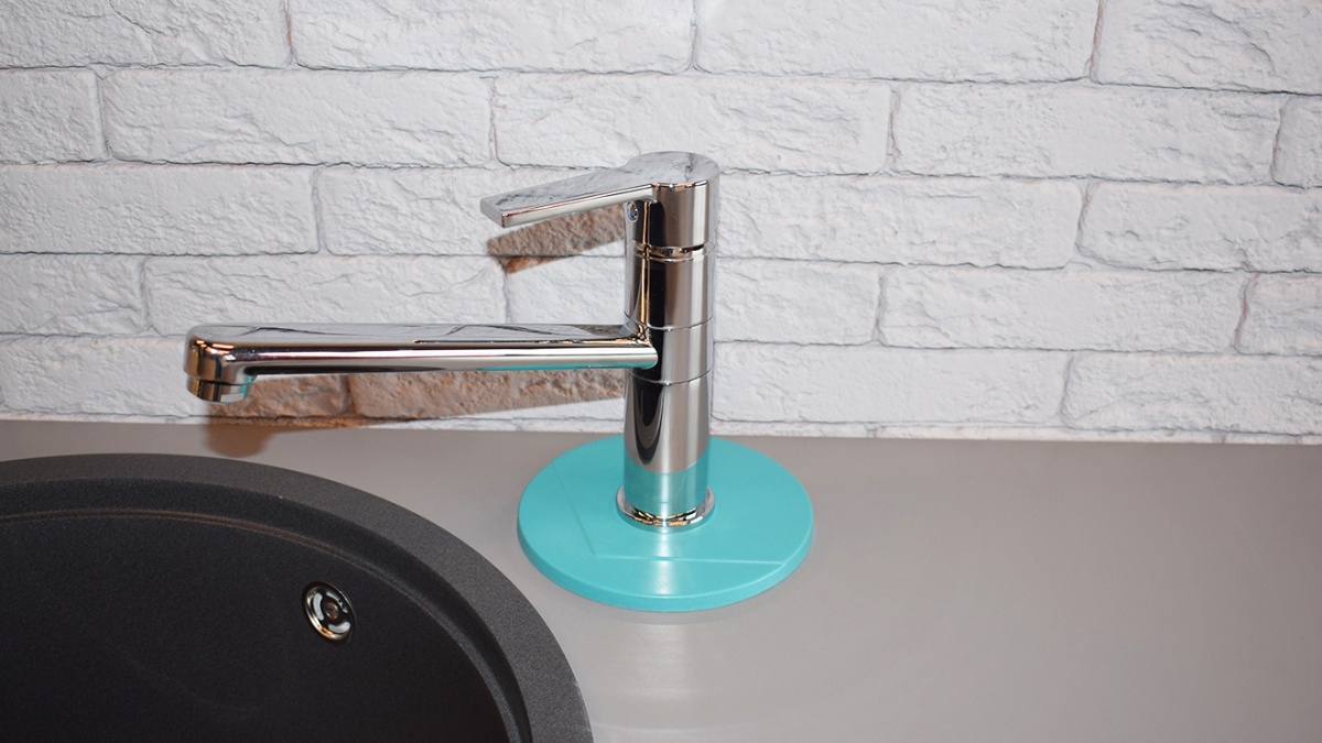 Подставка под смеситель Circle черная KIT KRAKEN  - Вид №7