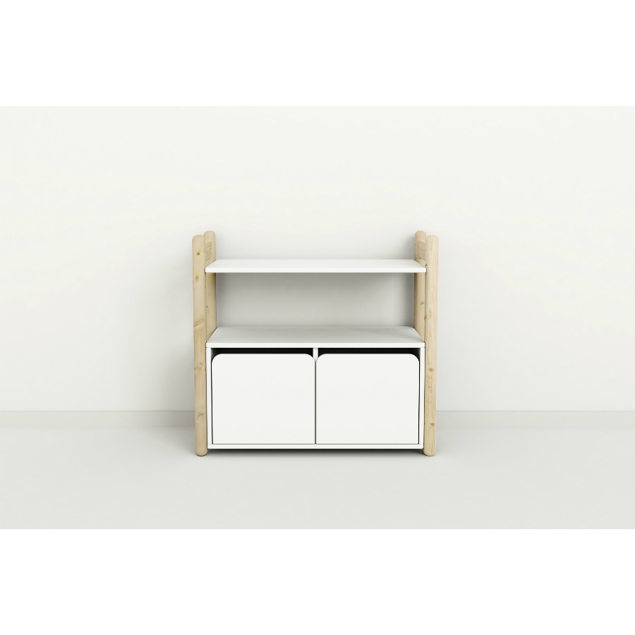 Гарнитур Mini С, 1 полка и 1шкаф, лакированный Flexa 812640280 - Вид №1