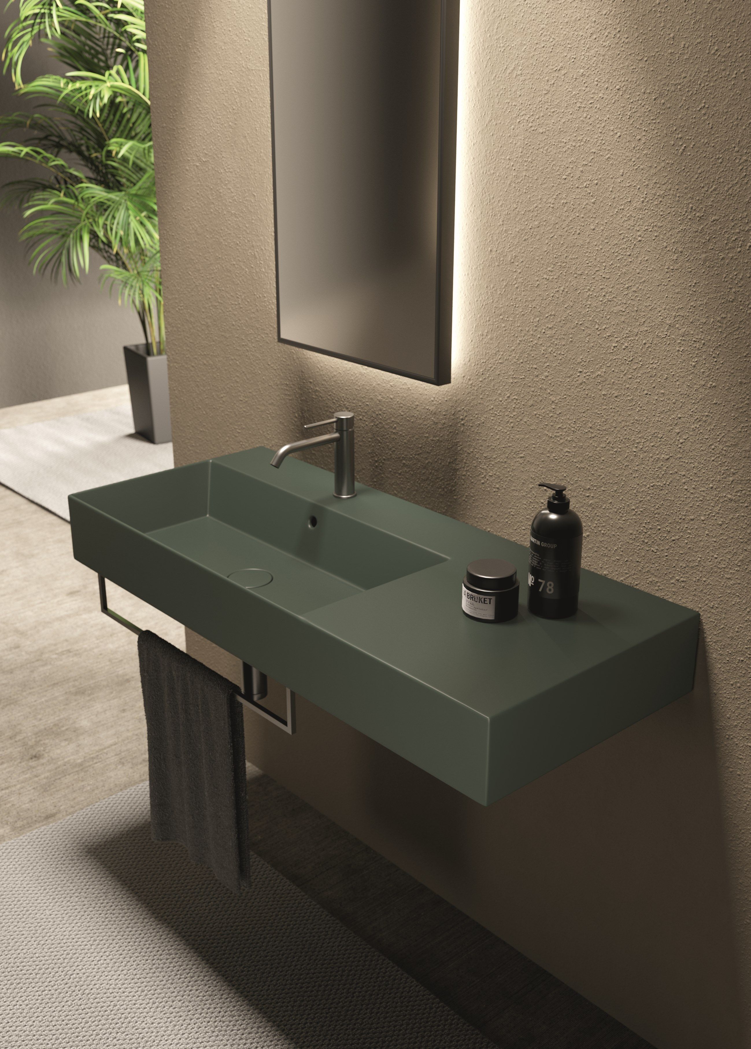 Керамическая прямоугольная столешница для мытья рук Alice Ceramica Шпион ARCH-00126165 - Вид №33