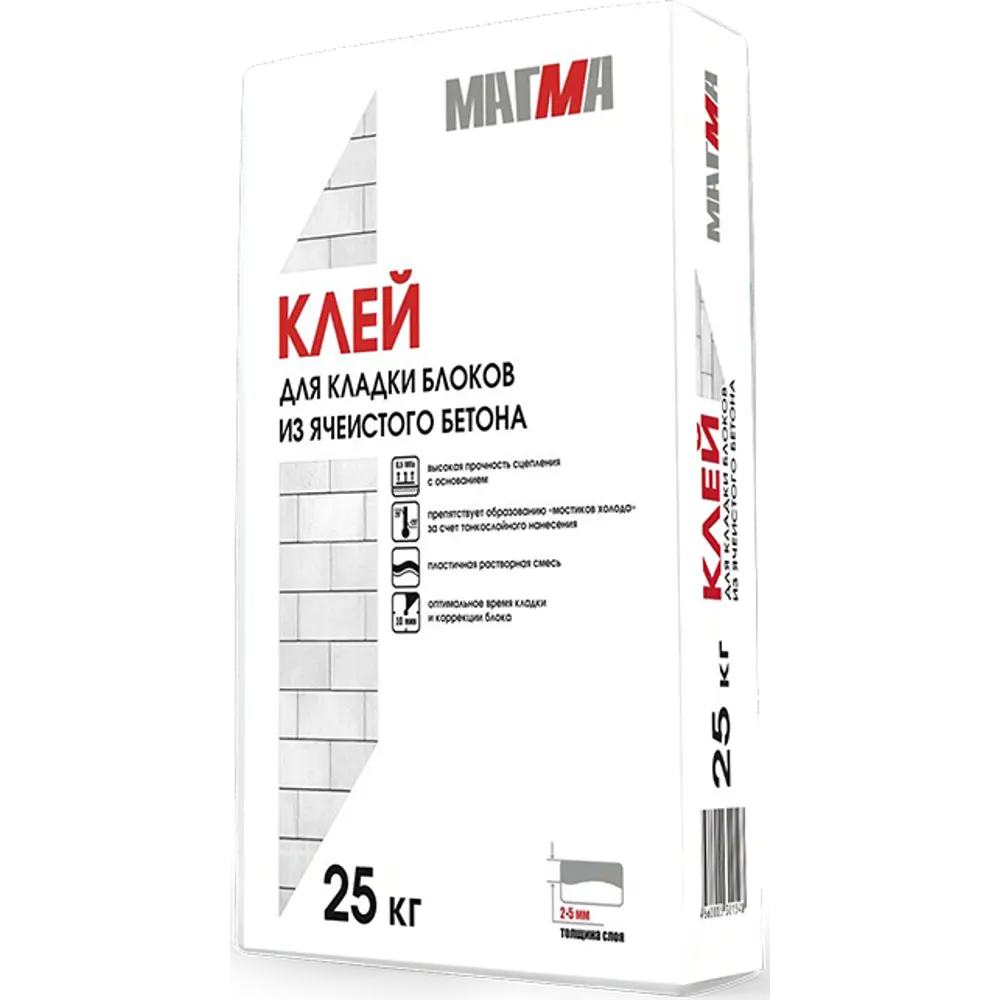Клей для блоков Магма 25 кг STLM-2108545