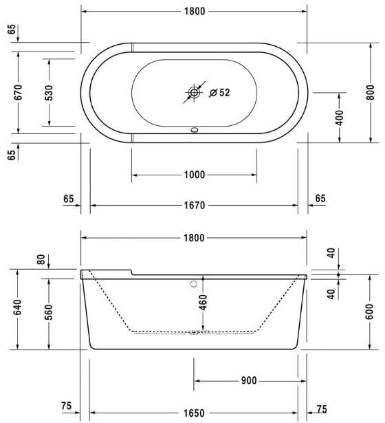 Duravit Отдельностоящая овальная ванна Starck sun-id-1464953 - Вид №1