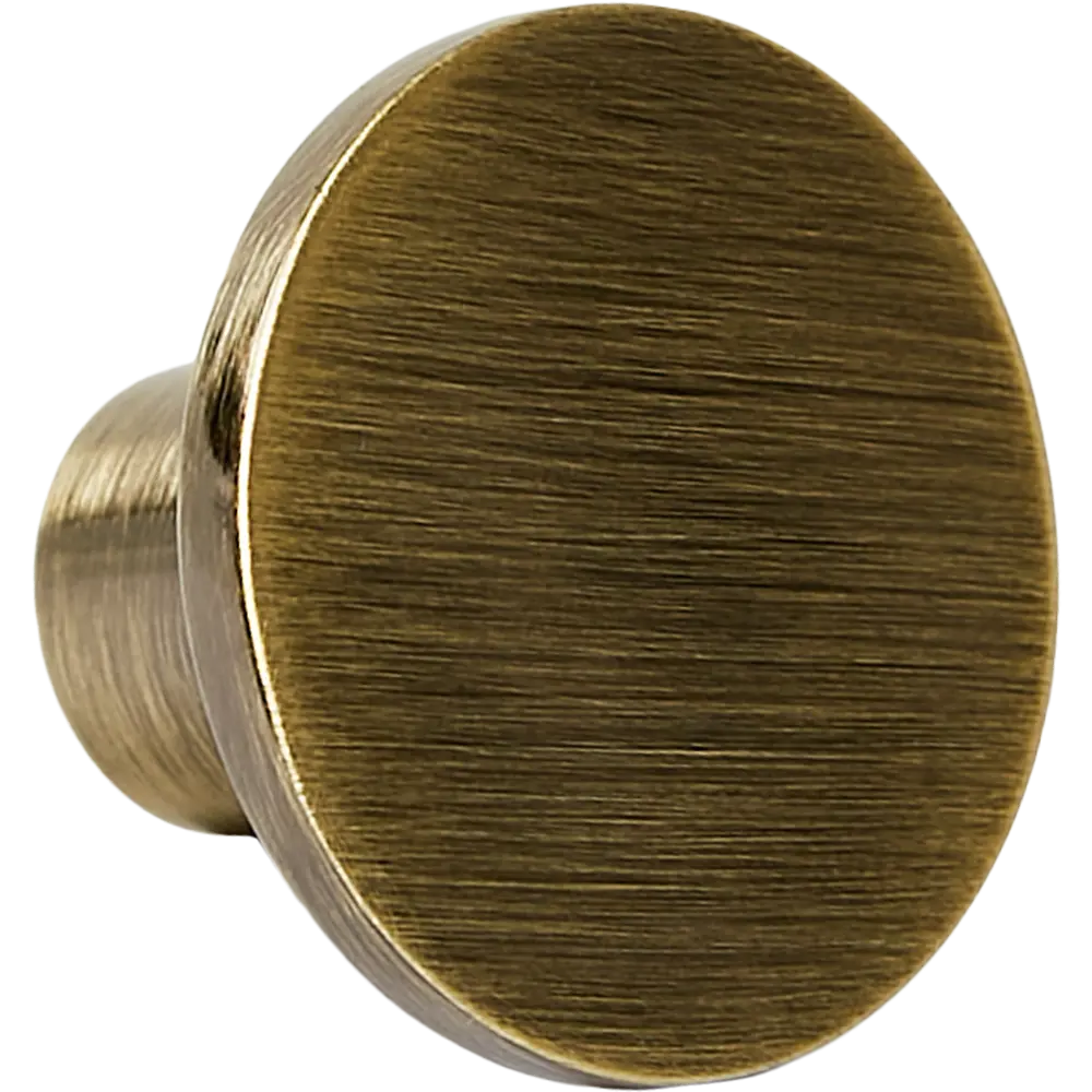 Мебельная ручка-кнопка KONSENSA Аян 28 мм матовая бронзовая STLM-2190897