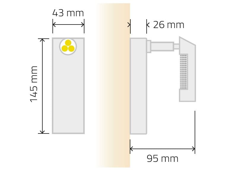 Регулируемый настенный светодиодный прожектор TEKNI-LED ARCH-00007347 - Вид №1
