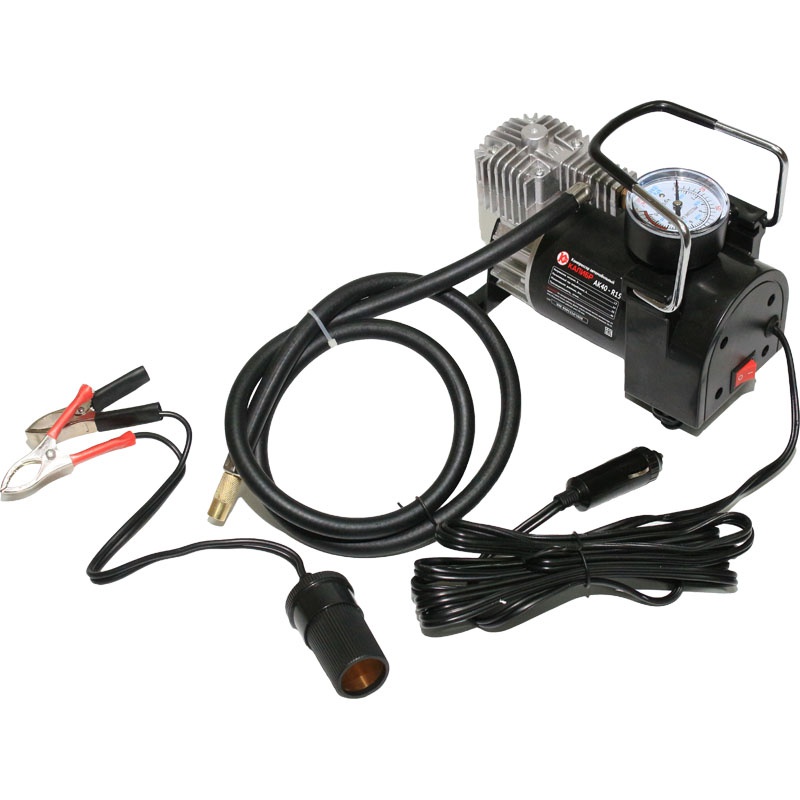 61104 Калибр Компрессор автомобильный AK40-R15  - Вид №1