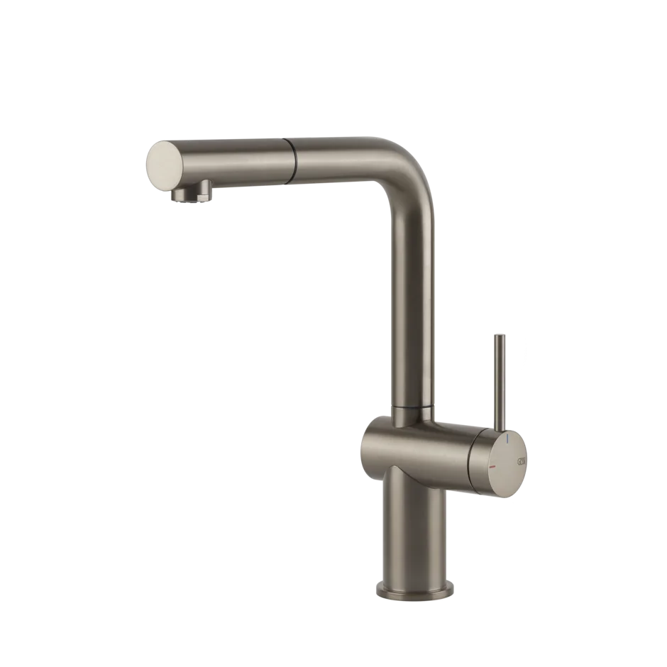 Смеситель для раковины 60433 149 Gessi Inedito МАТОВЫЙ НИКЕЛЬ FINOX 60433149