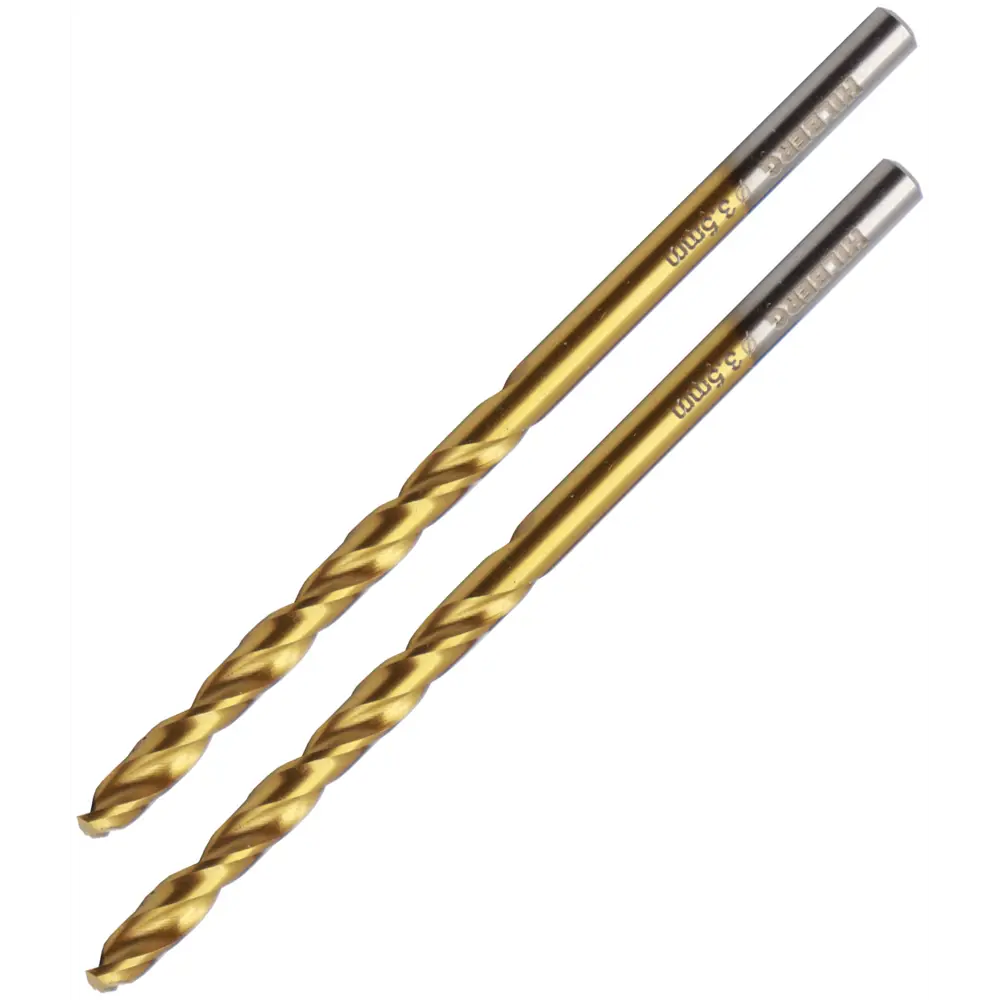 Сверло спиральное по металлу Hilberg CO035 3.5x70 мм, 2 шт. 89387093 STLM-1577753