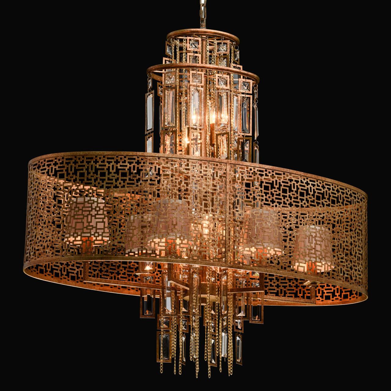 Подвесная люстра MW-Light Марокко 1 185010410 MW-LIGHT ДИЗАЙНЕРСКИЕ, МАРОККО 187314 Коричневый  - Вид №3