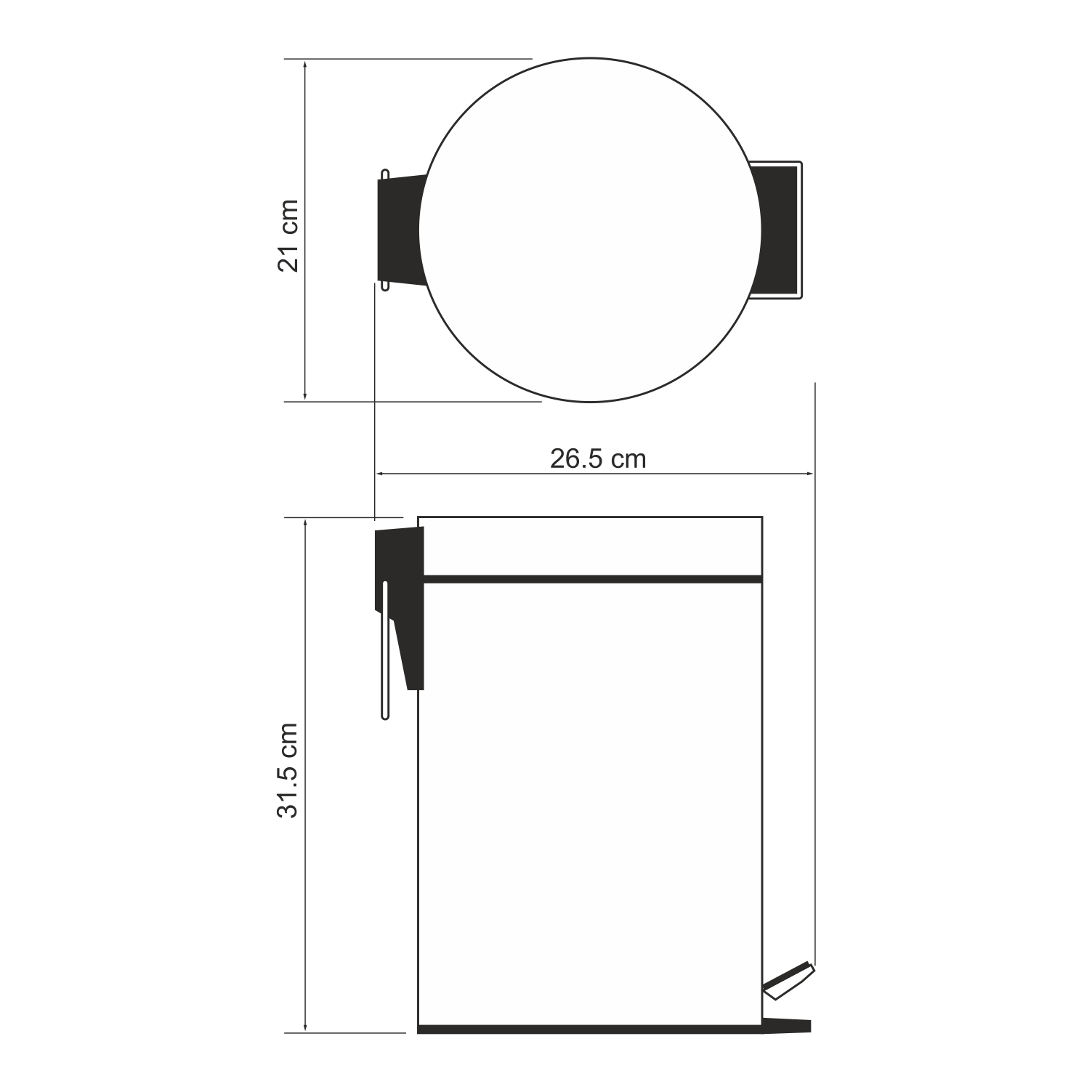K-665 Ведро 5L WasserKRAFT  - Вид №3