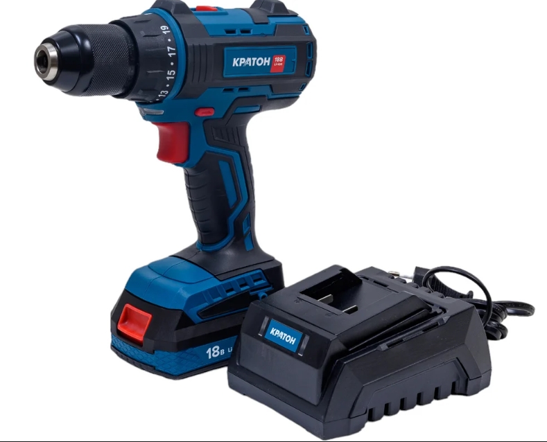Дрель-шуруповерт Кратон BCD18-OFA SET 9127743 STDN-0127018 - Вид №4