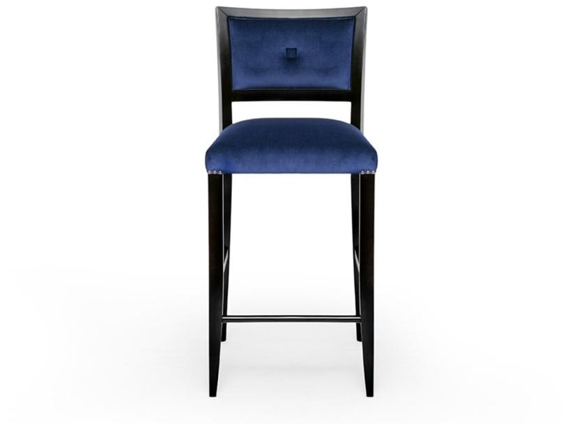 Mytto Высокий бархатный табурет с подставкой для ног Larforma sun-id-1367798 - Вид №1