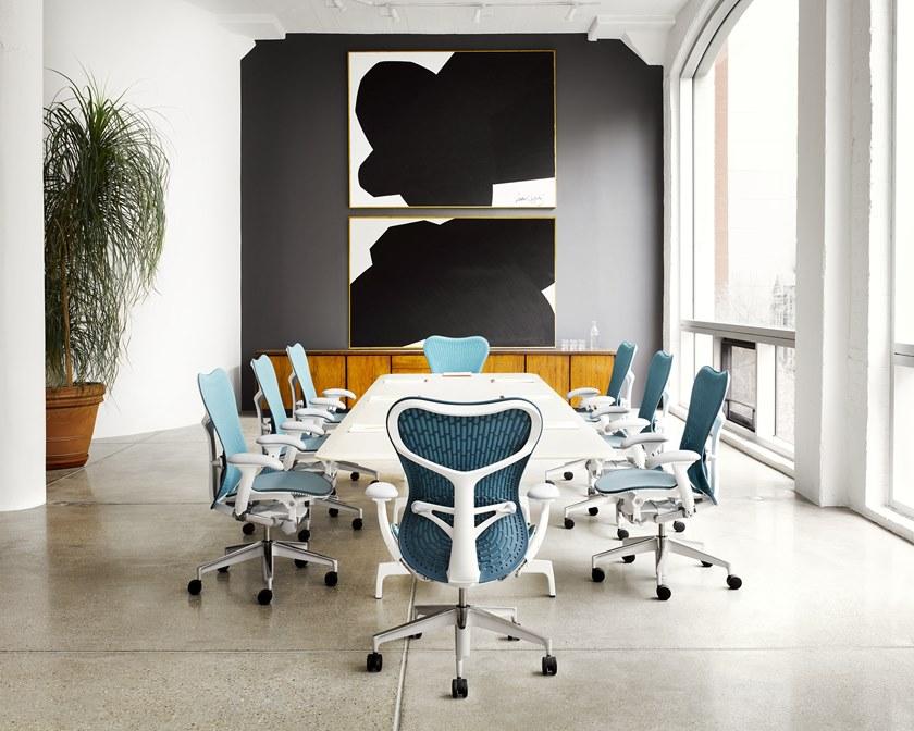 Herman Miller Эргономичное вращающееся офисное кресло из ткани бабочки Mirra 2 sun-id-1478862 - Вид №24